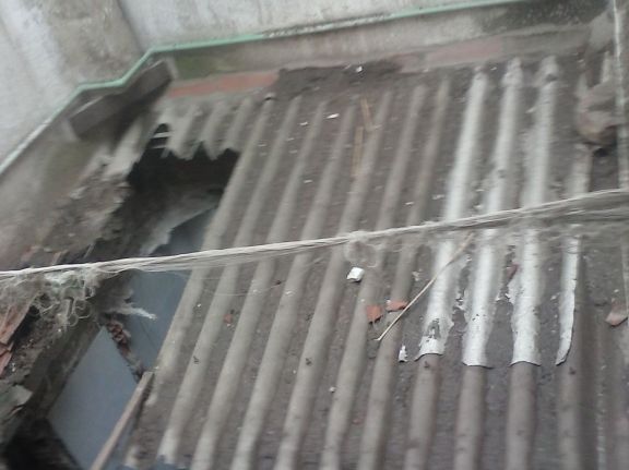 Retirada de amianto en edificio de viviendas en Salmanca