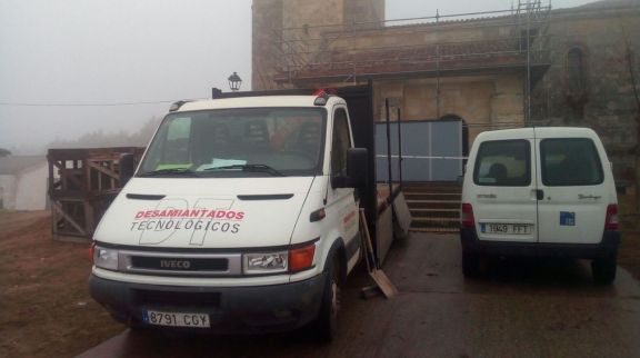 Retirada de amianto en Iglesia de Palencia